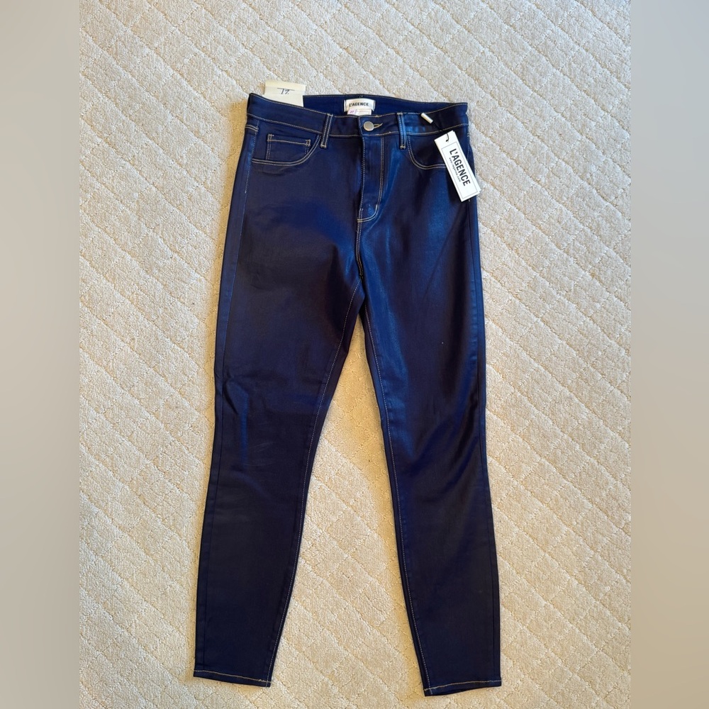 NWT’s L'AGENCE Margot Coated Jean